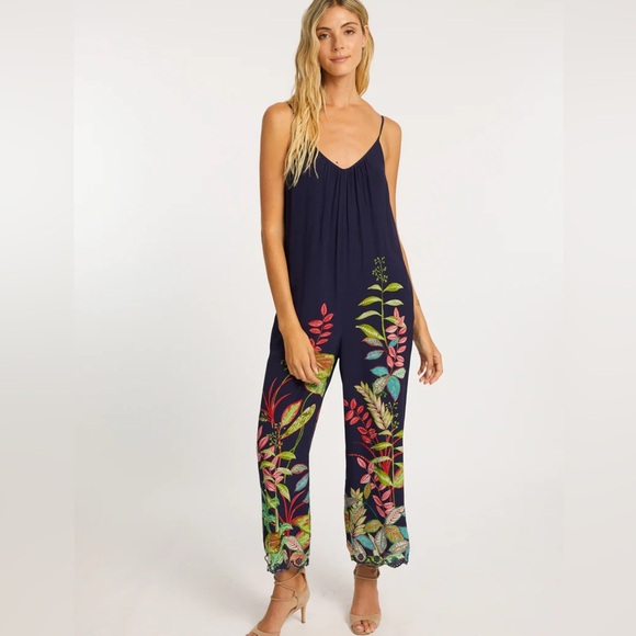 Caballero Collection Reba Jumpsuit in Midnight Kruger. Size XS. - Picture 1 of 16